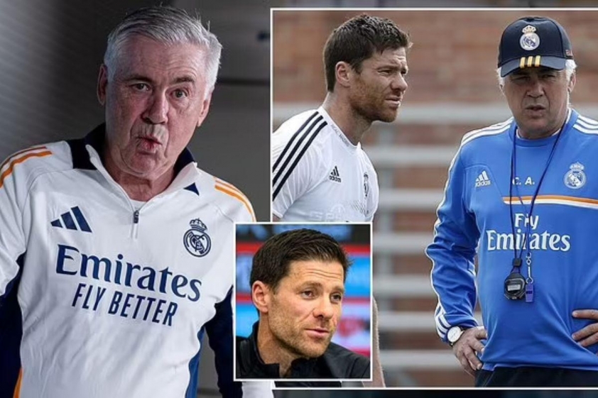 Xabi Alonso đang rơi vào tình trạng tương tự của người thầy cũ của mình (Ảnh: Daily Mail).