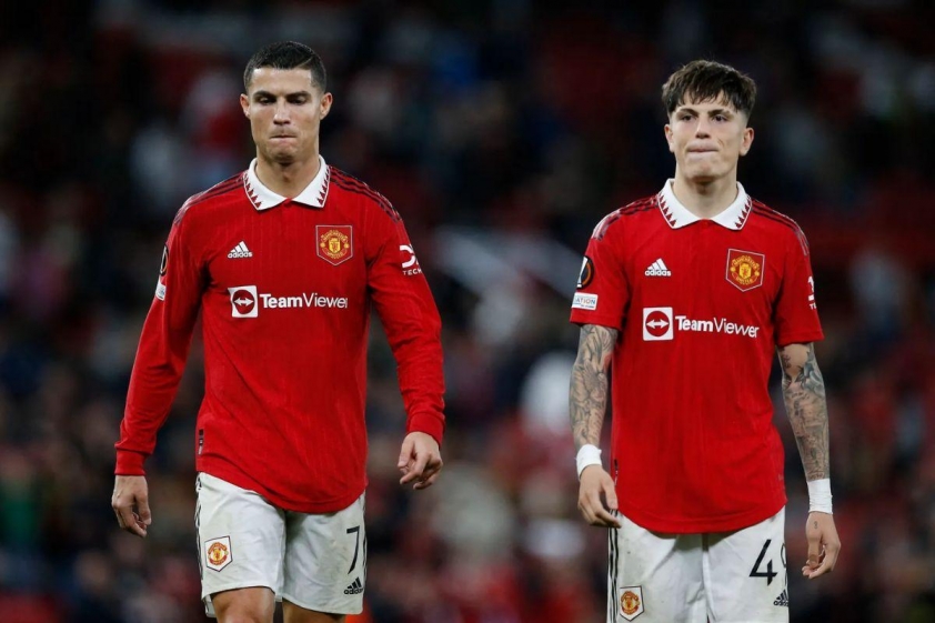 Alejandro Garnacho đã từ chối cơ hội tái hợp với Cristiano Ronaldo tại Al-Nassr (Ảnh: The Sun).