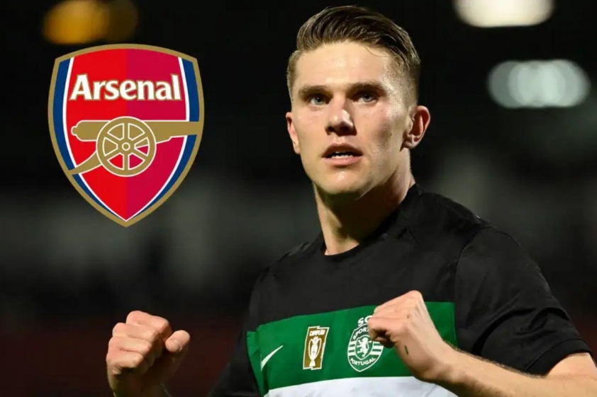 Gyokeres từng công khai bày tỏ sự ngưỡng mộ với Arsenal (Ảnh: GOAL).