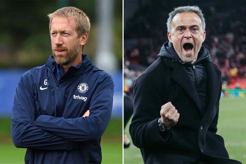 Enrique được xem là ứng cử viên sáng giá dẫn dắt Chelsea trong bối cảnh CLB bết bát dưới thời Graham Potter (Ảnh: AFP).