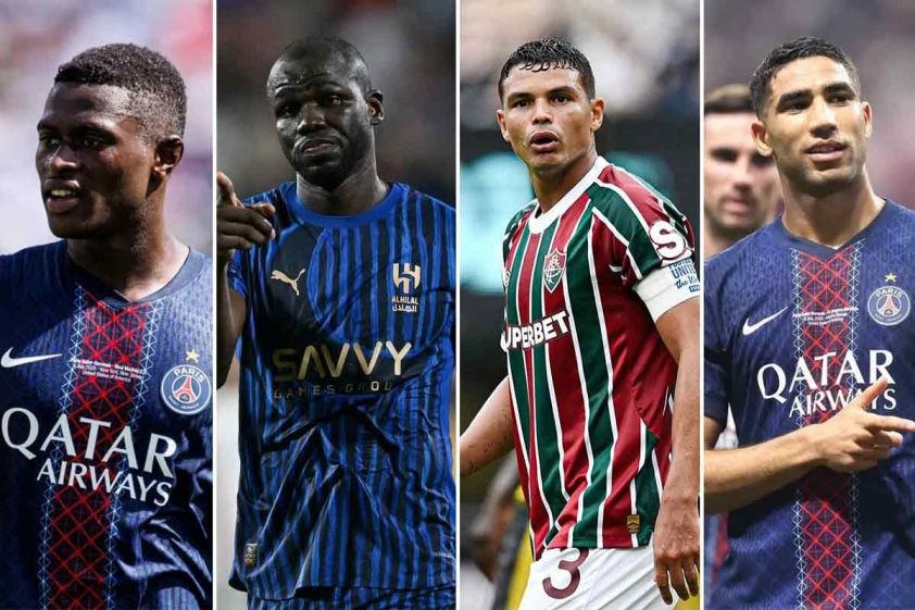 Bộ tứ vệ xuất sắc nhất FIFA Club World Cup 2025 (Ảnh: Sport Illustrated).