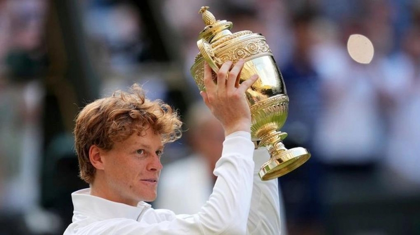 Jannik Sinner hạnh phúc với chức vô địch Wimbledon đầu tiên,