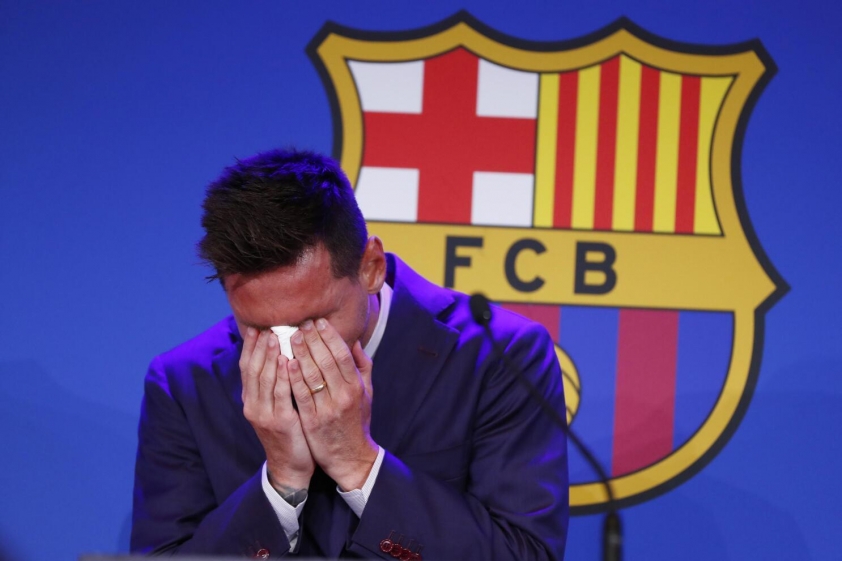 Dù đã rời CLB từ năm 2021 thế nhưng tới bây giờ Messi mới được trả đủ lương từ Barca (Ảnh: AP News)