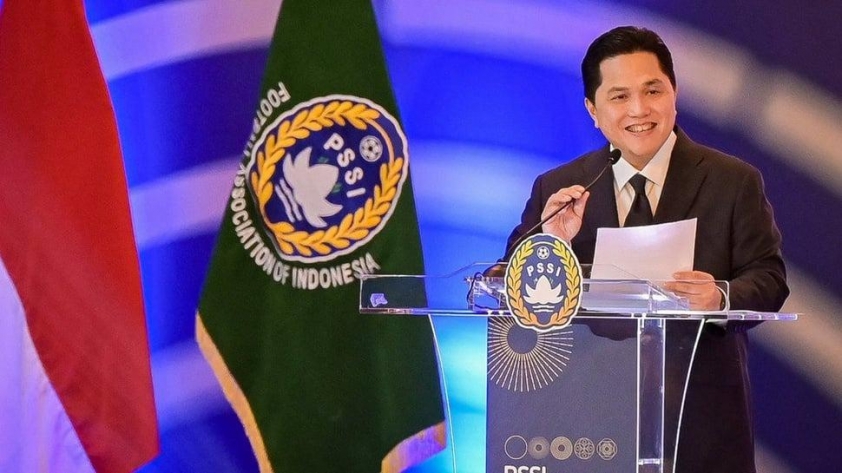 Chủ tịch liên đoàn bóng đá Indonesia tự tin phát biểu sau lễ bốc thăm (Ảnh: Bola)