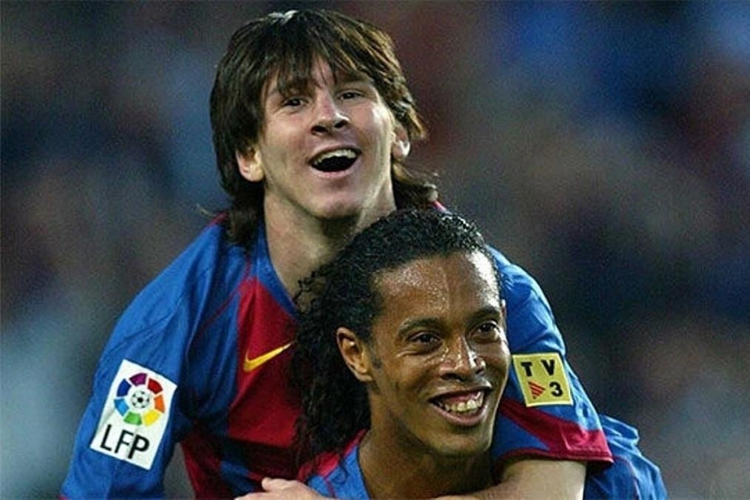 Hai huyền thoại bất tử mà Barcelona từng may mắn có được (Ảnh: NewBytes)