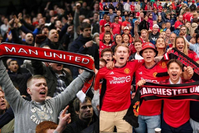 Man United dẫn đầu danh sách CĐV bị bắt nhiều nhất Premier League mùa 2024/25 (Ảnh: The Canberra Times).