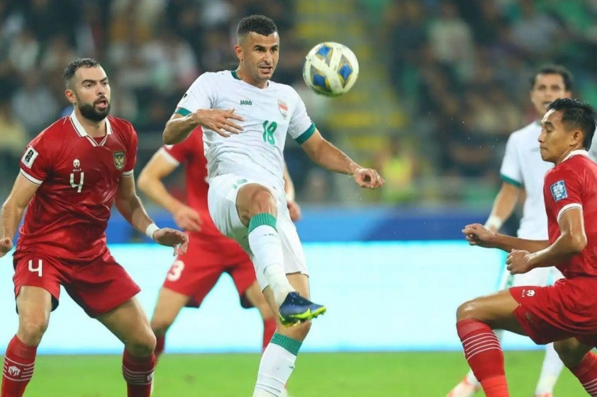 Iraq nằm chung bảng với Indonesia và Ả Rập Xê Út tại vòng loại thứ tư World Cup 2026.