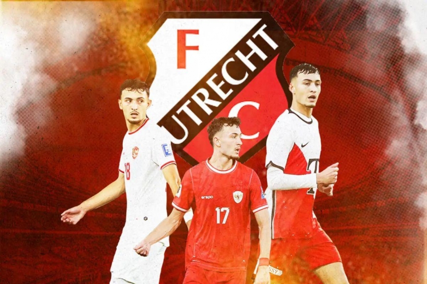 Ivar Jenner của ĐT Indonesia chính thức được đôn lên đội một FC Utrecht (Ảnh: Bola).