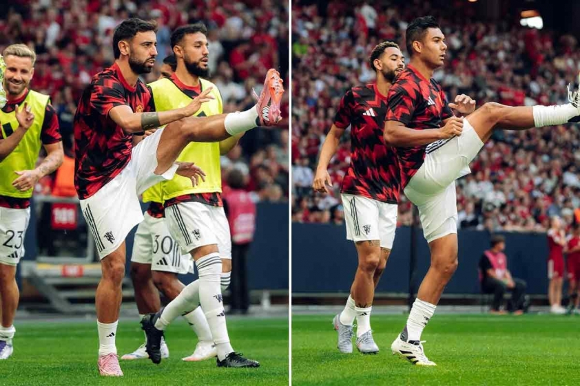 Bruno Fernandes và Casemiro rất tốt, nhưng chưa phải là mẫu tiền vệ mà Amorim cần để giải quyết điểm yếu (Ảnh: Manchester United).