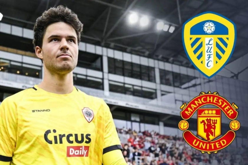 Man United và Leeds cạnh tranh chữ ký của thủ môn Senne Lammens (Ảnh: TEAMtalk).
