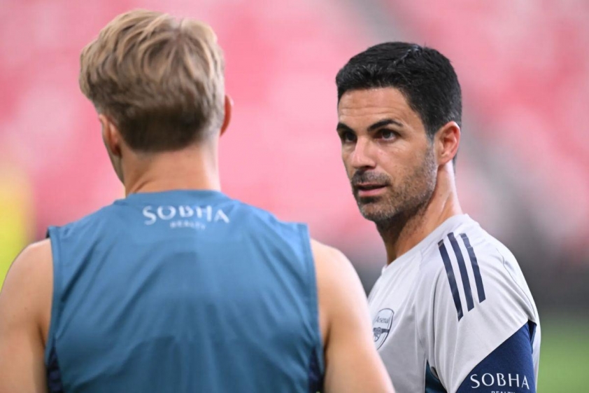 Mikel Arteta cho rằng cuộc đua giành chức vô địch Ngoại hạng Anh có thể có sự góp mặt của 9 đội (Ảnh: The Sun).