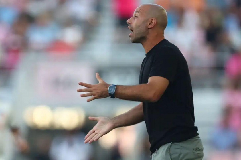Mascherano cho rằng án phạt với Messi sẽ không xảy ra nếu Inter Miami phải thi đấu trên sân khách thay vì sân nhà (Ảnh: GOAL).