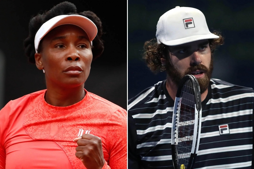 Đáng chú ý có cả cặp đôi Venus Williams và đồng hương Reilly Opelka.