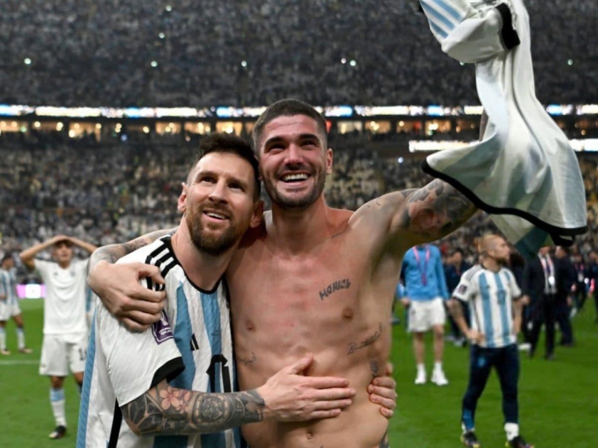 De Paul tái ngộ Messi tại Inter Miami (Ảnh: News18)