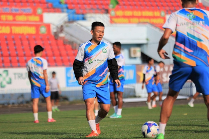 Tiền vệ Minh Vương là một trong những tân binh đáng chú ý nhất của Trường Tươi Đồng Nai trước mùa giải mới (Ảnh: Fanpage CLB).