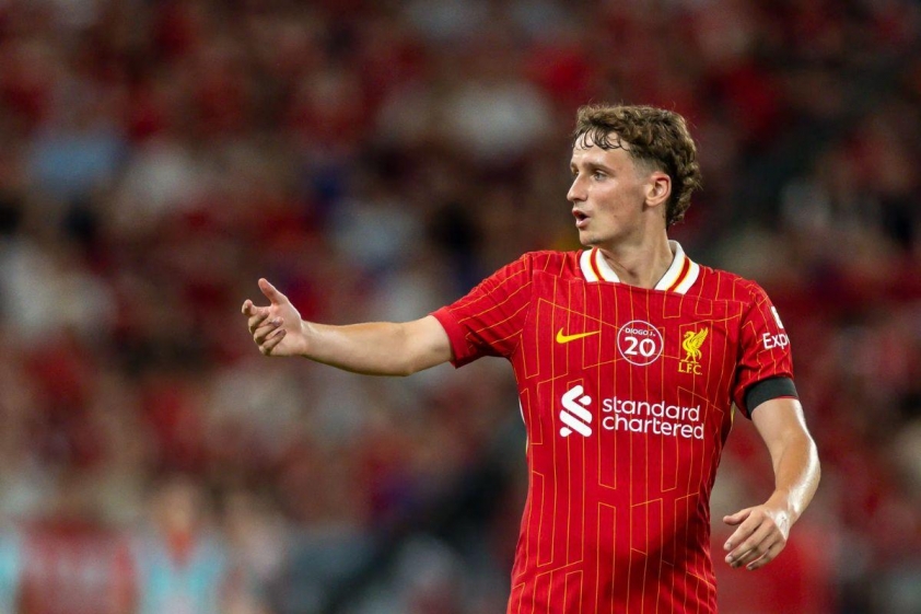 Morton đã góp mặt trong trận giao hữu trước mùa giải của Liverpool tuần trước (Ảnh: talkSPORT).