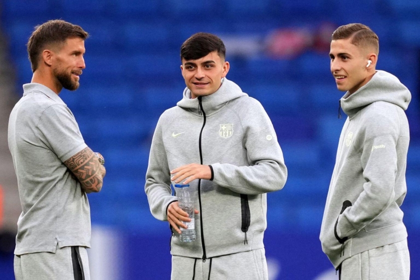 Fermin và Inigo được cho nghỉ sớm ở buổi tập gần nhất(Ảnh: Sempre Barca)