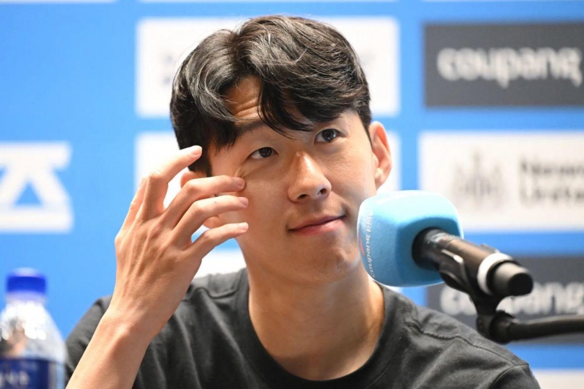 Son quyết định rời Tottenham trong buổi họp báo tại Hàn Quốc (Ảnh: talkSPORT).