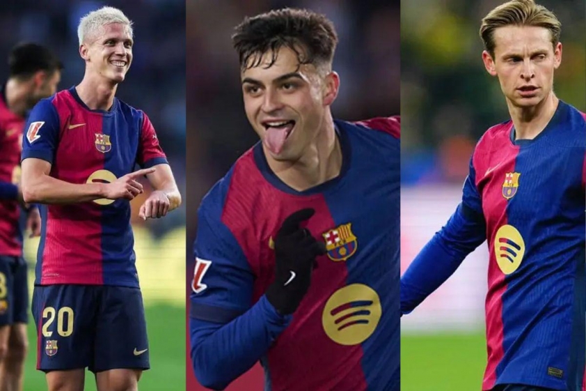 3 cái tên được tin tưởng cho hàng tiền vệ của Barca (Ảnh: Tribuna).