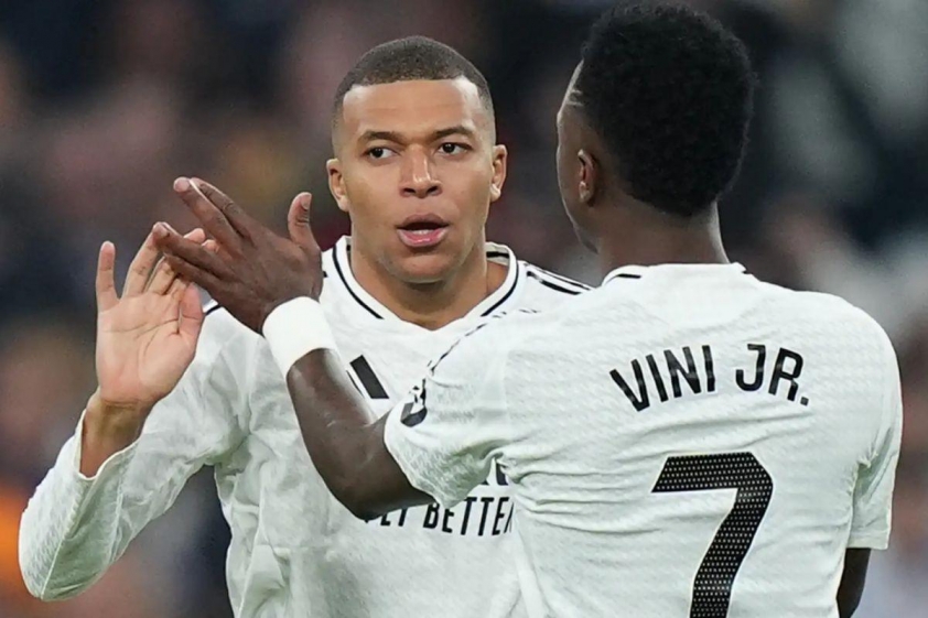 Vinicius sẵn sàng cạnh tranh sòng phẳng với Mbappe (Ảnh: GOAL).