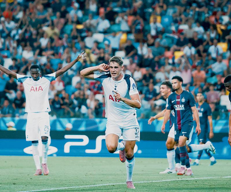 Tottenham đã có những giây phút tuyệt hay trước PSG - Ảnh: @SpursOfficial