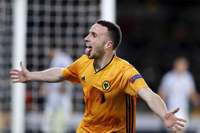 Lúc sinh thời, Diogo Jota từng có khoảng thời gian tươi đẹp trong màu áo Wolves (Ảnh: Sky Sports).
