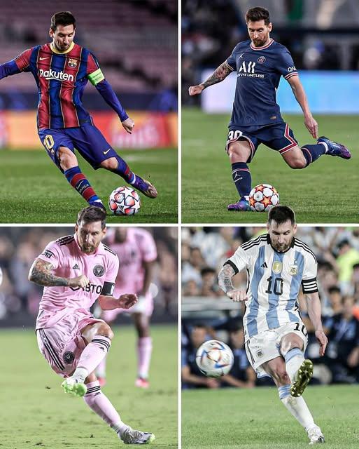 Messi đã ghi 875 bàn thắng ở 3 CLB khác nhau và ĐTQG Argentina (Ảnh: ESPN).