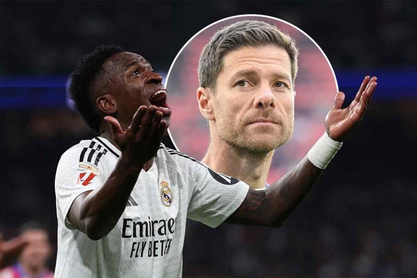 Xabi Alonso không còn dành những đặc quyền cho Vinicius giống Ancelotti (Ảnh: Tribuna).