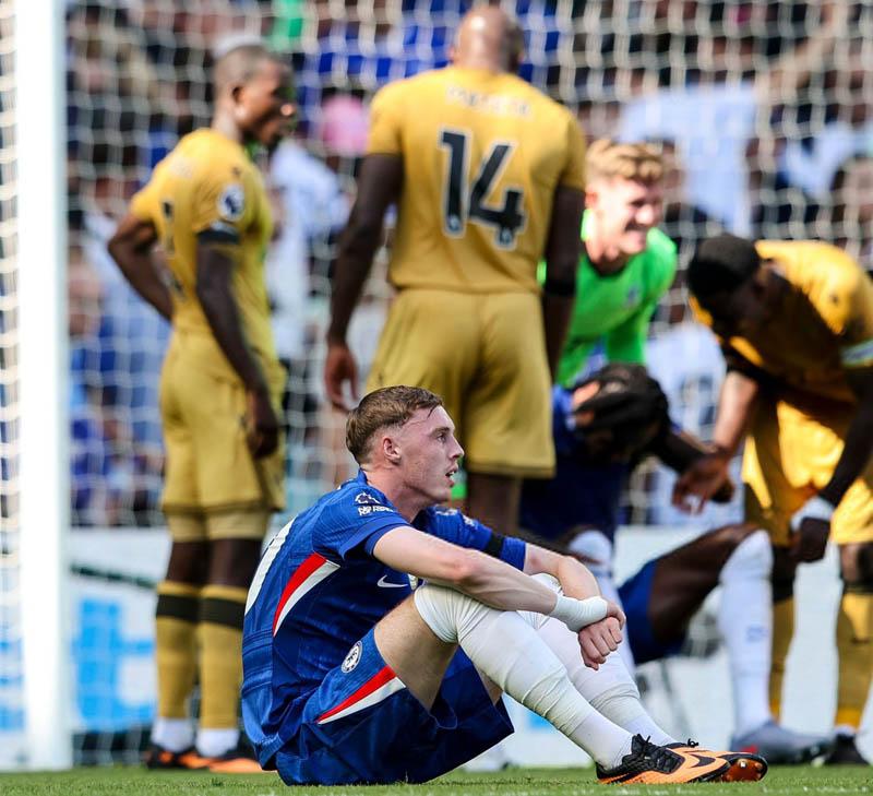 Palmer có một ngày thi đấu thất vọng trước Crystal Palace - Ảnh: @ChelseaInPhotos 