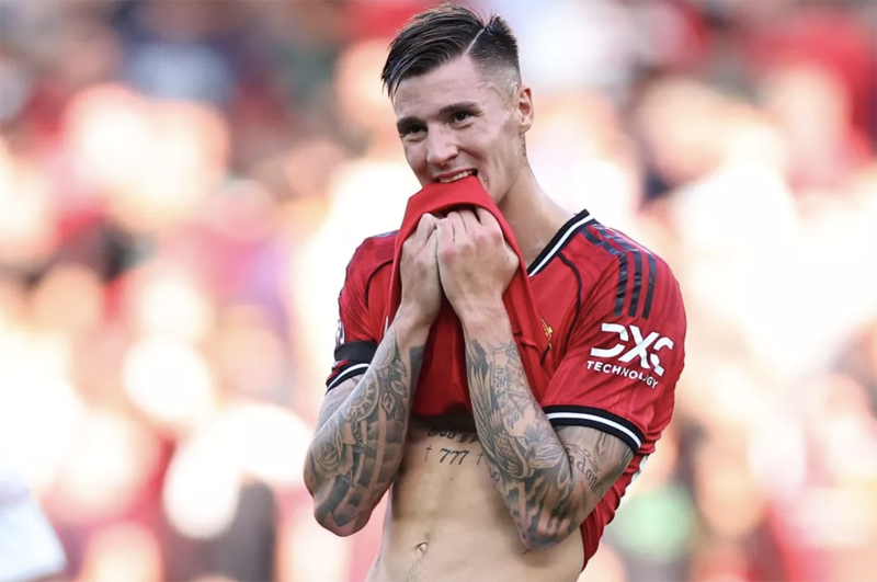 Sesko nhiều khả năng sẽ đá chính ở trận MU gặp Fulham tại vòng tới - Ảnh: @futbolhub7