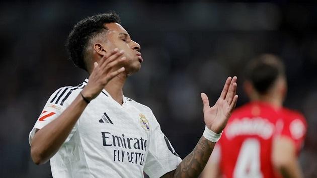 Rodrygo ngồi dự bị trong trận thắng 1-0 trước Osasuna