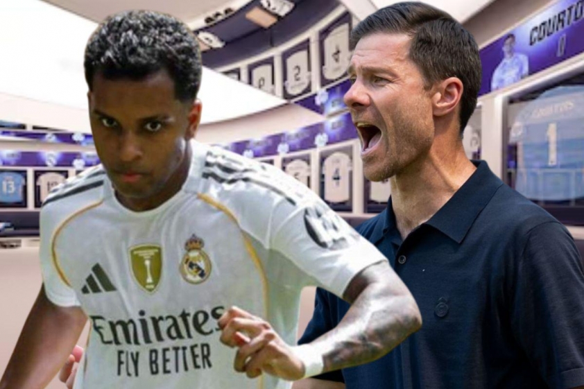 HLV Xabi Alonso chuẩn bị trao vai trò tiền đạo cánh trái cho Rodrygo (Ảnh: Defensa Central).