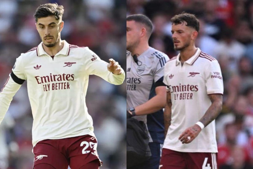 Trước đó, Arsenal đã ghi nhận các ca chấn thương của Havertz và Ben White.