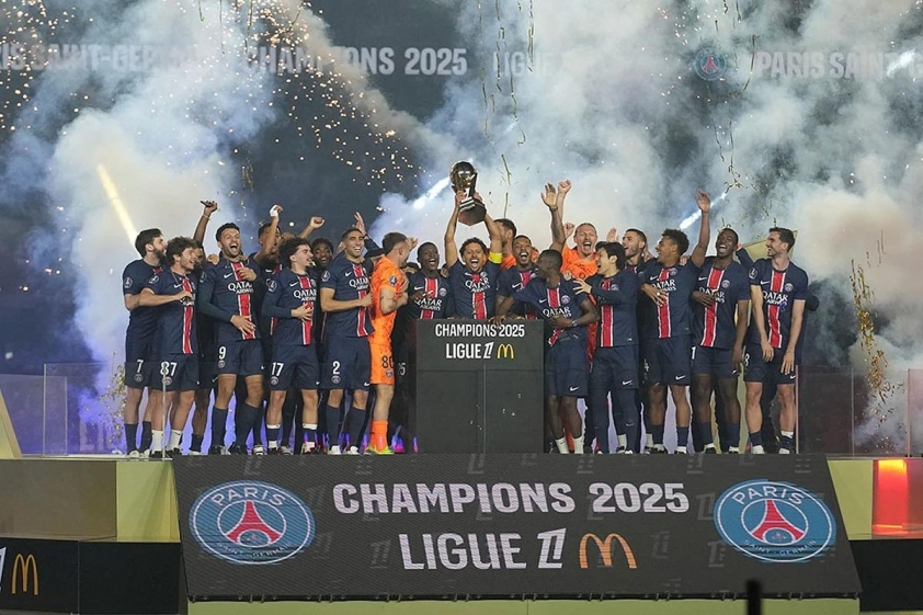 PSG gần như 'hấp thụ' toàn bộ tiền thưởng của Ligue 1 mỗi lần giành chức vô địch (Ảnh: Christophe Ena).