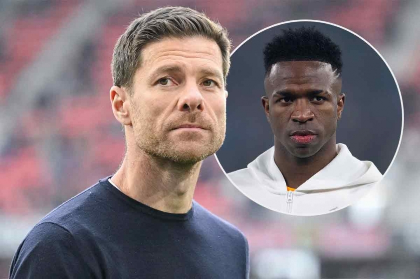 Xabi Alonso chia sẻ quan điểm về phong độ của Vinicius Jr. 4 Xabi Alonso tuyên bố rằng mình vẫn tin vào Vinicius Jr (Ảnh: AFP).
