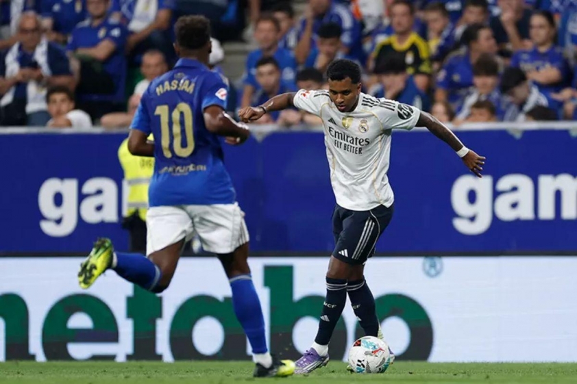 Rodrygo thi đấu năng nổ trong lần trở lại đội hình xuất phát Real Madrid (Ảnh: CLB).