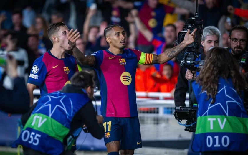 Raphinha là hạt nhân của Barcelona những năm gần đây. (Ảnh: FCB)