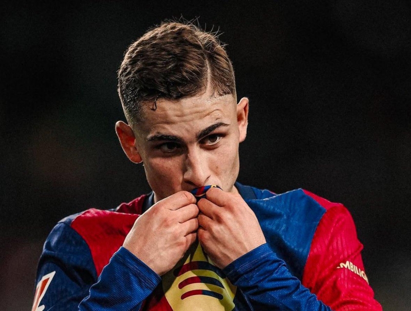 Trái tim Fermin Lopez luôn hướng về Barcelona. (Ảnh: FabrizioRomano)