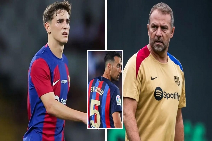 Barcelona lo lắng trước chấn thương của thần đồng Tây Ban Nha 6 Gavi từng được ca ngợi là 'Busquets thế hệ mới' nhưng chấn thương đã cản trở sự phát triển của anh. (Ảnh: Tribuna.com)
