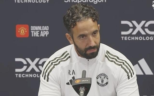 Amorim nhấn mạnh khi nào thích hợp sẽ thay đổi lối chơi (Ảnh; Sky Sports)