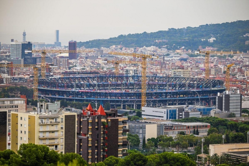 Tiến độ tái thiết Camp Nou đã có nhiều bước tiến trong thời gian gần đây.