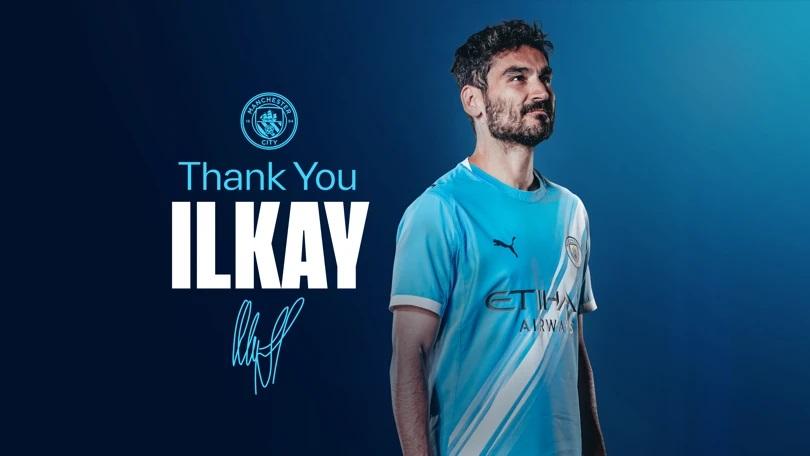 Man City chia tay Gundogan. (Ảnh: Man City)