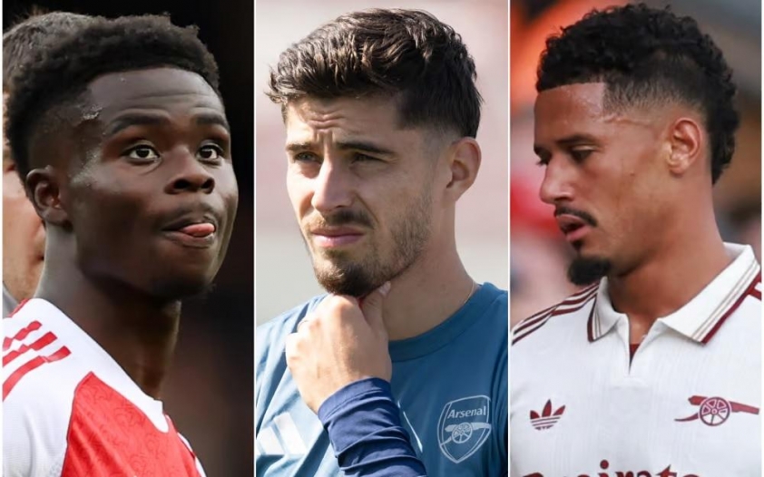 Arteta lo lắng khi Arsenal gặp khủng hoảng chấn thương 4 Sự vắng mặt của những cái tên này làm suy giảm đáng kể sức mạnh của Pháo thủ. (Ảnh: Evening Standard)
