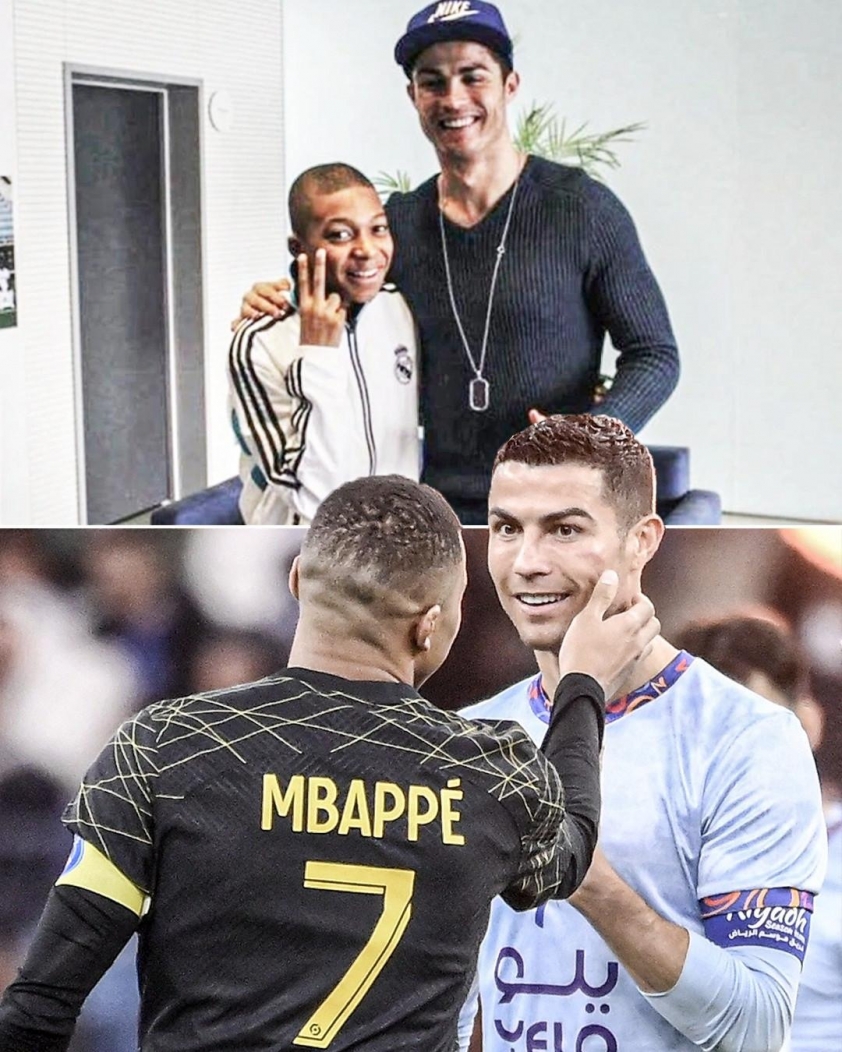 Mbappe cần học hỏi nhiều để được như Ronaldo - Ảnh: MSN