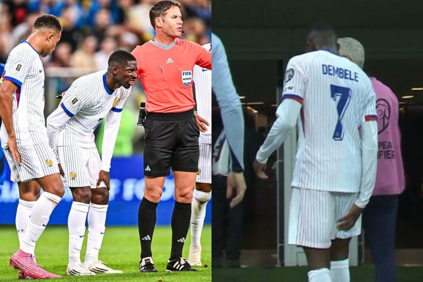 Dembele sẽ vắng mặt 6 tuần và bỏ lỡ trận đấu với Barcelona (Ảnh: X).