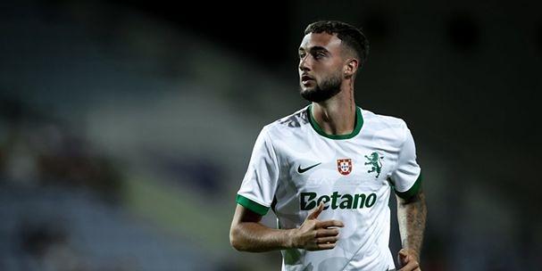 Zeno Debast trung vệ 21 tuổi của Sporting CP đang là mục tiêu hàng đầu của MU. (Ảnh: SAPO)