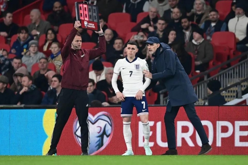 Foden chưa được trọng dụng dưới triều đại của hlv Tuchel. (Ảnh: Daily Mail)
