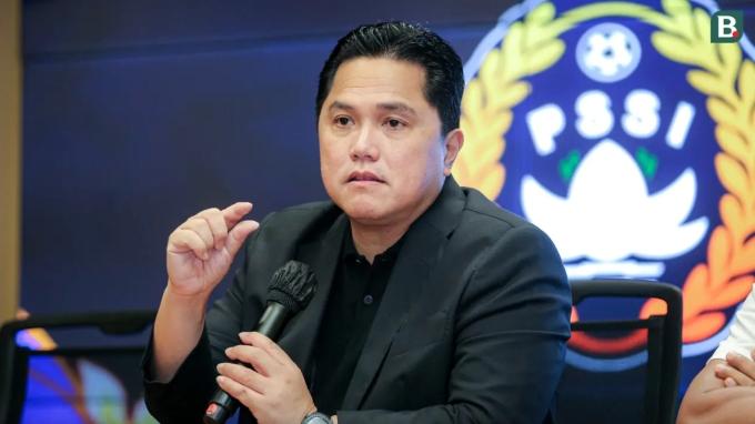Sếp lớn Indonesia nói gì sau trận hòa với Lebanon? 4 Chủ tịch LĐBĐ Indonesia Erick Thohir lên tiếng sau trận hoà. (Ảnh: Bola)