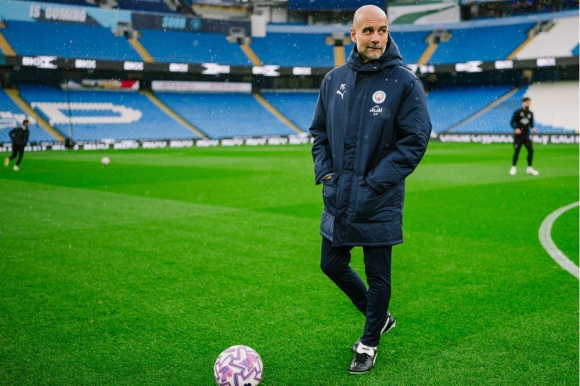 Pep Guardiola cho toàn đội rèn quân tại sân Etihad thay vì học viện CFA (Ảnh: Trang chủ CLB).