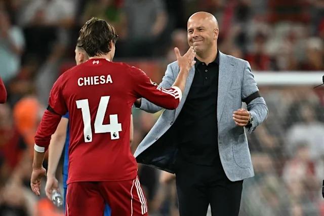 Chiesa bị loại khỏi danh sách góp mặt ở đấu trường châu Âu, Slot thừa nhận đây là một trong những quyết định khó khăn nhất